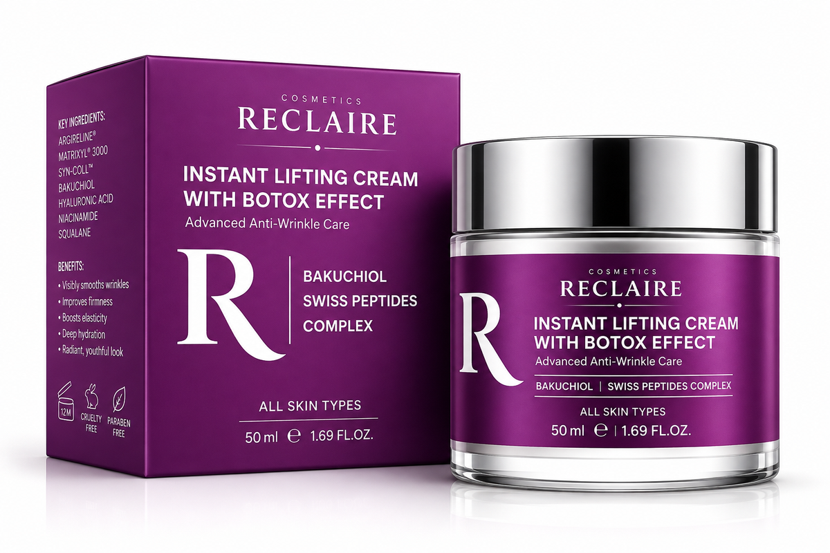 Моментальний ліфтинг-крем проти зморшок з Botox Effect — RECLAIRE Instant Lifting Cream